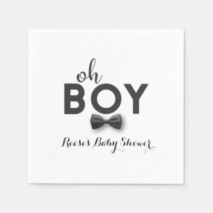 För fluga för manbaby shower lite servett