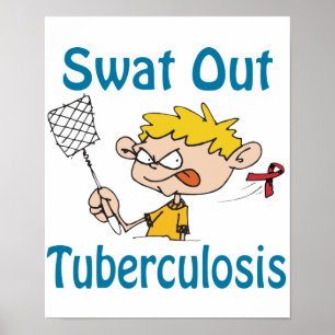 För flugsmälla tuberkulosaffisch ut poster