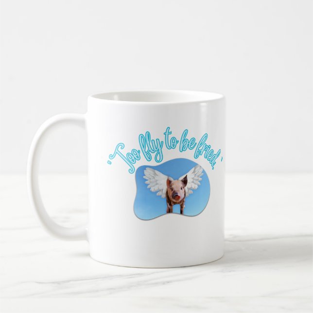 För fly för att vara vän kaffemugg (Vänster)
