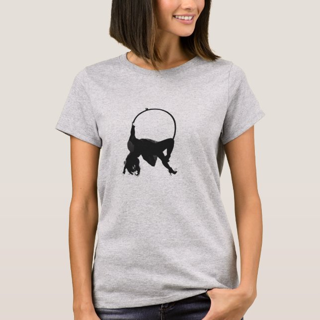 För flyg- bästa lös passform ringcirkulär för t-shirt (Framsida)