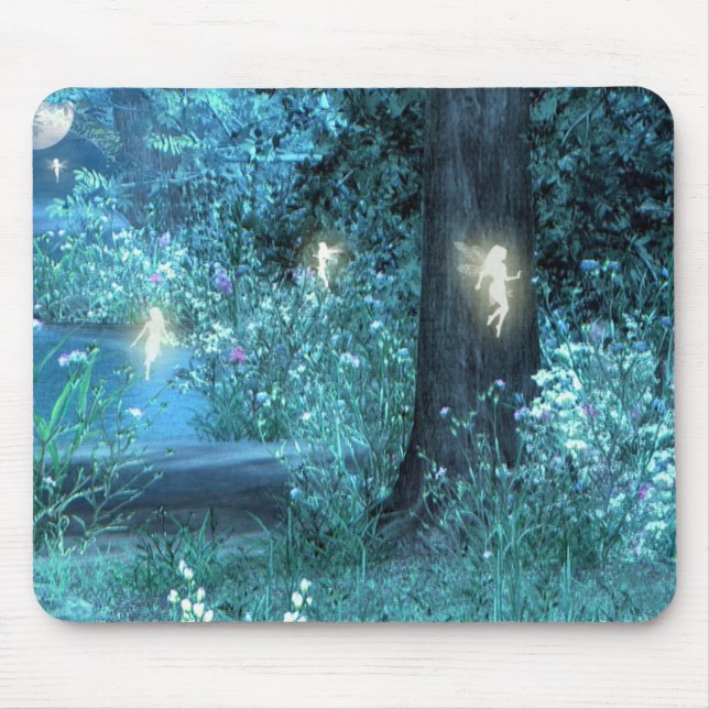 För flygsilhouetten för natten vadderar den musmatta (Framsidan)