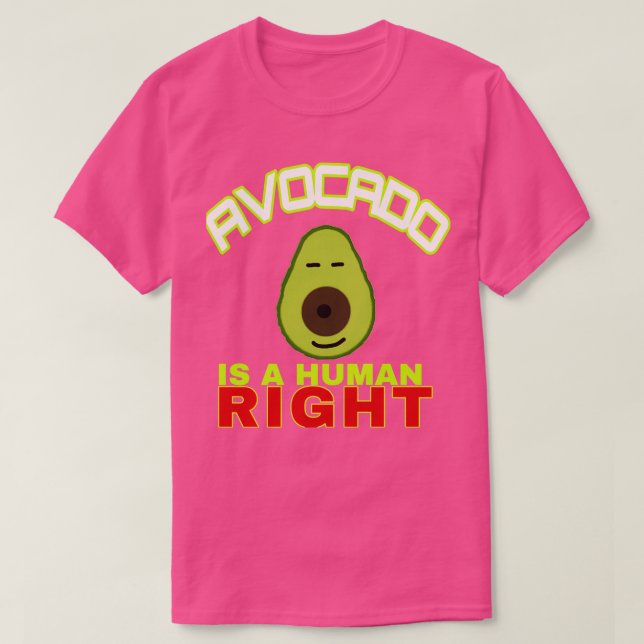 För födelsedagen är Manar Kvinnor Avocado en human T Shirt (Design framsida)