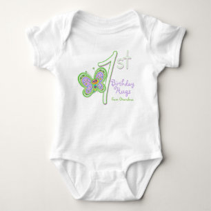 För födelsedagfjäril för sondotter 1st kramar t shirt