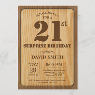 För födelsedaginbjudan för lantlig överrrakning inbjudningar