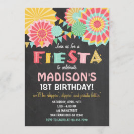 För födelsedagsfest inbjudanrosor för Fiesta Inbjudningar