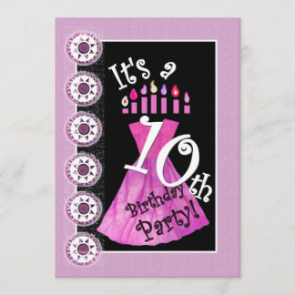 För födelsedagsfestROSOR för flicka 10th mall