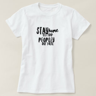 För folk där ute, kvinnors grundläggande T-Shirt