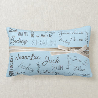 För för barnbarnnamn för farmor | Collage Lumbarkudde