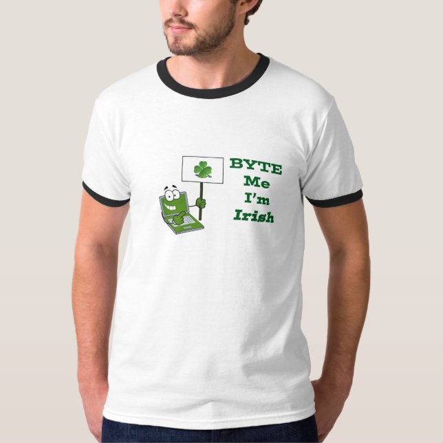 "För förmiddagirländare för byte mig I manar" - Tee (Framsida)