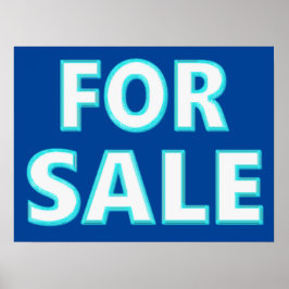 För försäljning poster