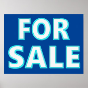 För försäljning poster