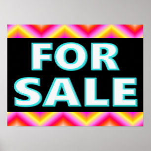 För försäljning poster