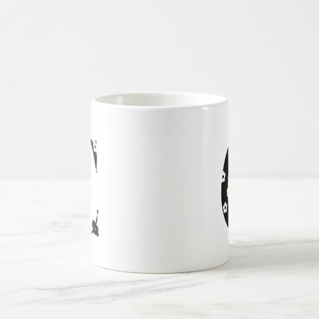för första mallkaffe mugg (Center)