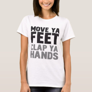 FÖR FOTAPPLÅD YA FÖR FLYTTNING YA HÄNDER TEE SHIRT