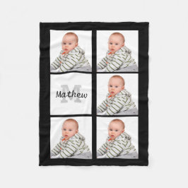 För fotoCollage för personlig beställnings- Fleecefilt