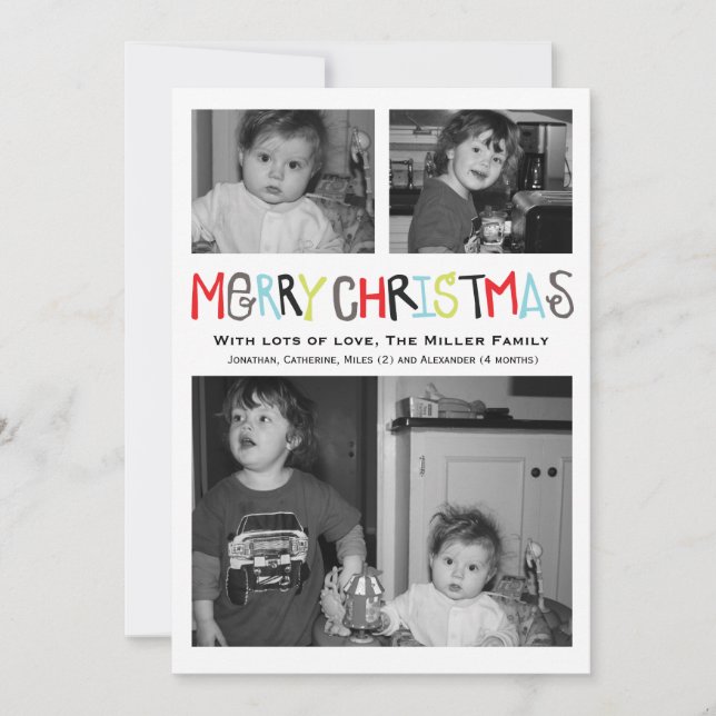 För fotohelgdag för god jul 3 kort (Framsida)