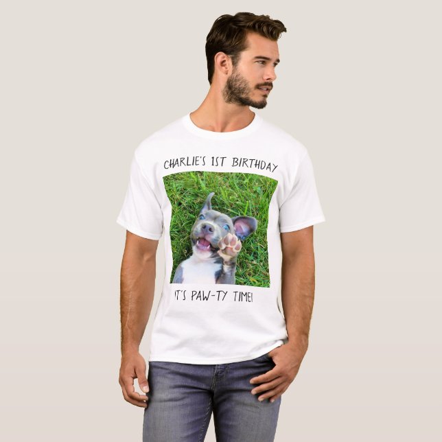För fotovalp för personlig beställnings- t-shirt (Hel framsida)