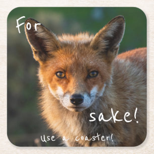 För Fox Sake, Använda A Underlägg! Underlägg Papper Kvadrat