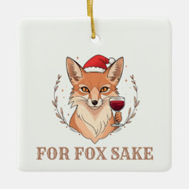 För fox Sake Julgransprydnad Keramik