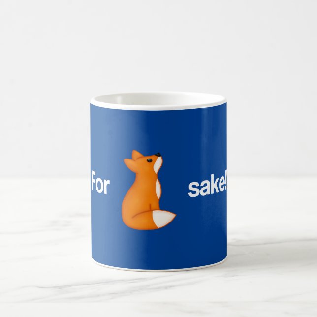 För Fox Sake! Kaffemugg (Center)