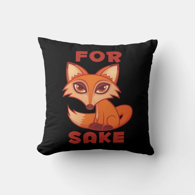 För fox Sake Kudde (Framsida)