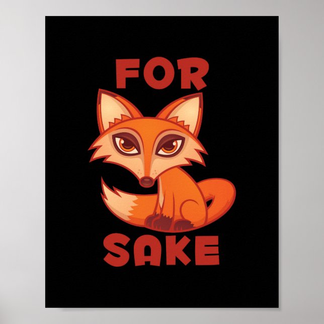 För fox Sake Poster (Framsidan)