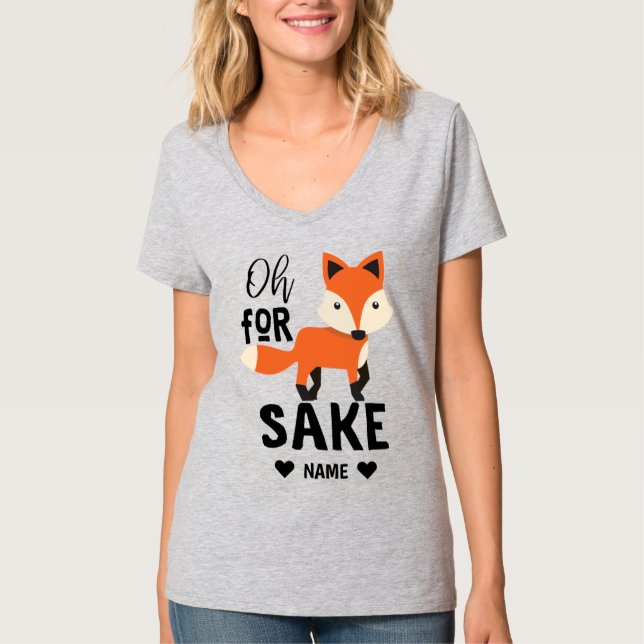 För Fox Sake T Shirt (Framsida)