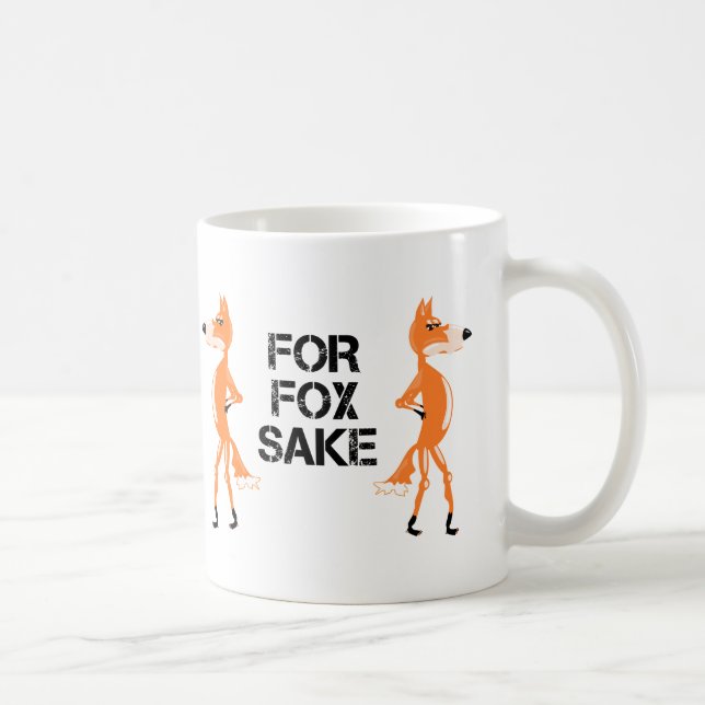 För fox-skakfoxar kaffemugg (Höger)