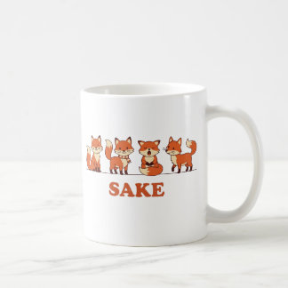 För Fox Skull Fyra Rävar Roligt Skämt Kaffemugge Kaffemugg