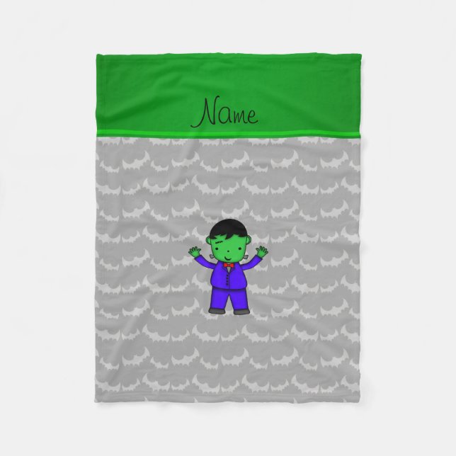 För frankensteingrå färg för personlig kända fleecefilt (Framsidan)