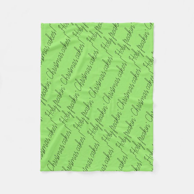 För freakinhristmas för föräldralöst svart fleecefilt (Framsidan)