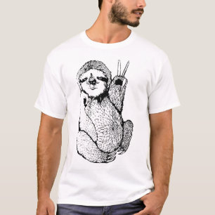 För fred slothen ut donerade till djurlivmanar t shirt