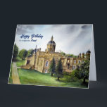 För Friend på Birthday Castle Howard York Painting Kort<br><div class="desc">Designad baserad på vattenfärgning av Castle Howard i North Yorkshire,  England av mig Farida Greenfield. En fantastisk trädgård och ett stadigt hem i North Yorkshire,  England. Utformningen är för Brother i Lag på födelsedagen med personlig för alla relationer.</div>