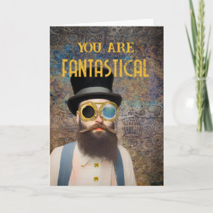 För Friend Steampunk Vänskapsdag Kort