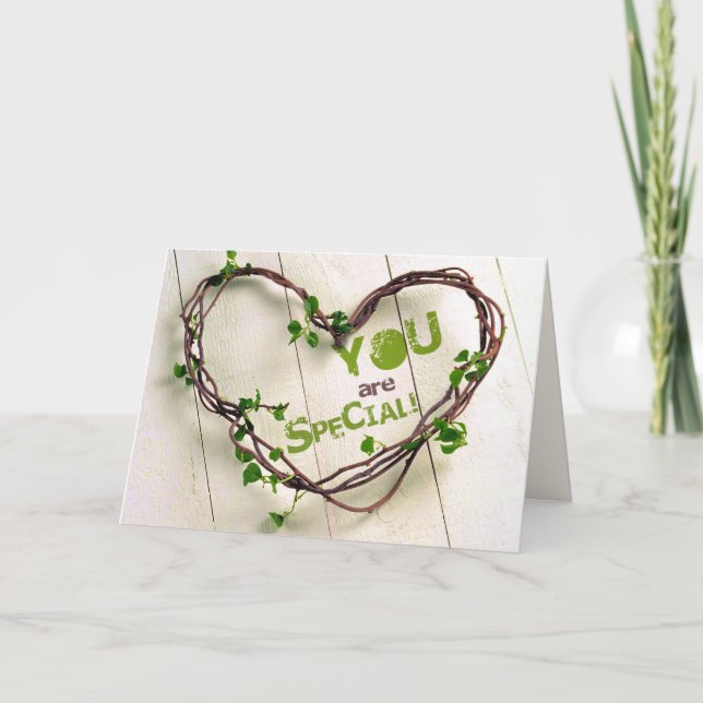 För frun på Alla hjärtans dag-Anpassningsbar Helgkort (Framsida)