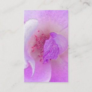 För Fuchia för *~* rosa blom- salong för rosa Visitkort