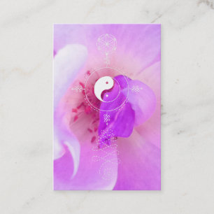 För Fuchia för *~* rosa blommigt för rosa Viole Visitkort