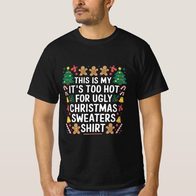 För Fula Jultröjor Familj T Shirt (Framsida)