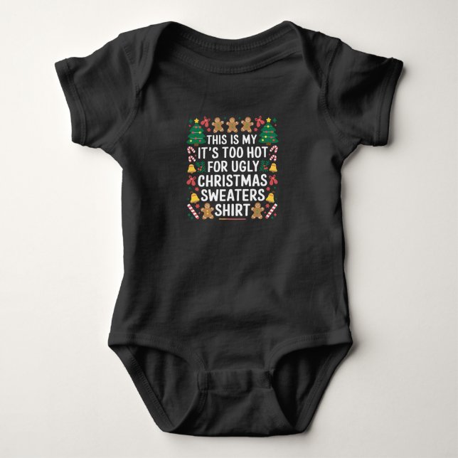 För Fula Jultröjor Familj T Shirt (Framsida)