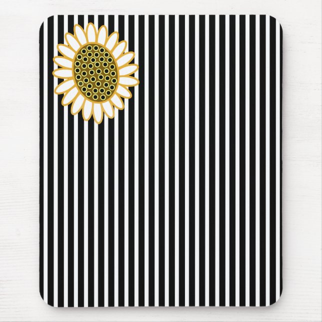 För funky daisy lite musmatta (Framsidan)