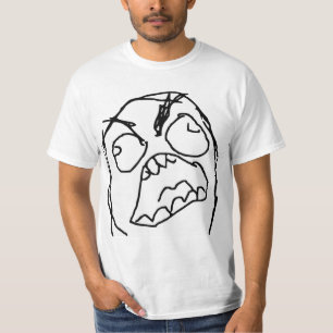 För Fuu Fuuu för ursinnegrabb ilsket ansikte Mem T-shirt