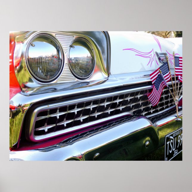 För* Galaxie V8 500. Poster (Framsidan)