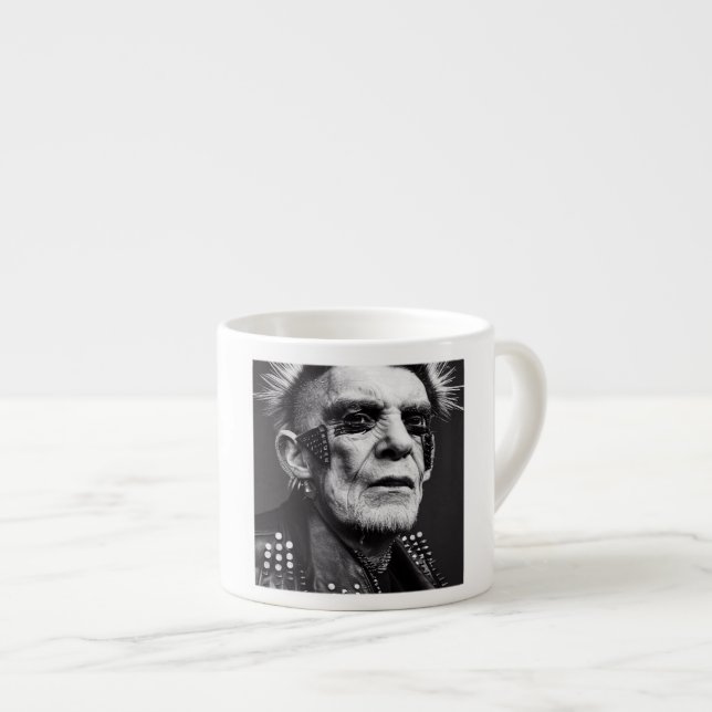 För gammal Espresso Mugg Espressomugg (Framsida höger)