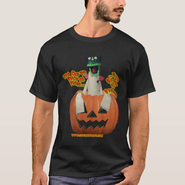 För gammalt till bus eller godis… som för är t-shirt (Framsida)