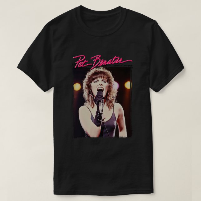 För gåvor Kvinnor Benatar Singer Classic T-Shirt (Design framsida)