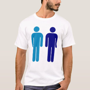För gay prideblått för pojkar endast manar tee shirt