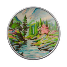 För gelébuk för vintage PBN pastellfärgad scenisk