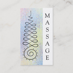 För geometrimassage för *~* andlig sakral terapi visitkort