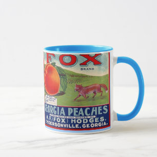FÖR GEORGIA FÖR MUGG~-VINTAGE RÄV FÖR ~ FÖR MUGG