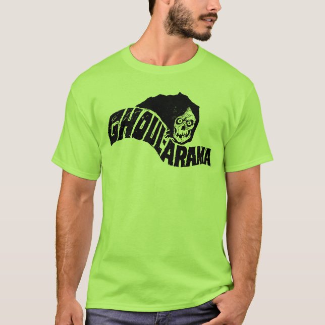 för ghoul-En-Rama" film för 70-tal gigantisk T-shirt (Framsida)